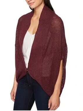 prAna Lima Cardigan | Black Cherry | NWT | XL